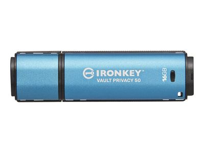 Kingston USB-Stick IronKey Vault - USB 3.2 Gen 1 (3.1 Gen 1) - 16 GB - Blau_thumb