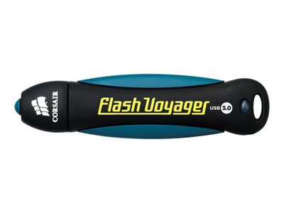 CORSAIR USB-Stick Voyager V2 - USB 3.2 Gen 1 (3.1 Gen 1) - 64 GB - Black/Blue_thumb