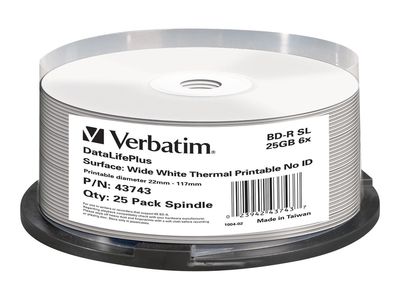 Verbatim DataLifePlus - BD-R x 25 - 25 GB - Speichermedium_1