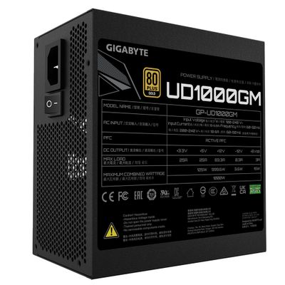 GIGABYTE UD1000GM power supply unit 1000 W 20+4 pin ATX ATX Black_5