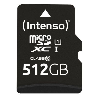 Intenso Flash-Card incl. SD-Adapter Premium - microSDXC UHS-I - 512 GB_thumb