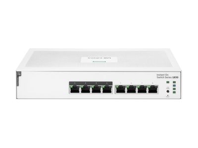 HPE Networking Instant On 1830 8G 4p Class4 PoE 65W Switch - Switch - 8 Anschlüsse - Smart - an Rack montierbar_2