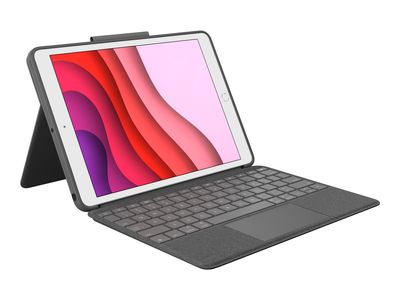 Logitech Combo Touch - keyboard and folio case - with trackpad - QWERTZ - German - graphite_1