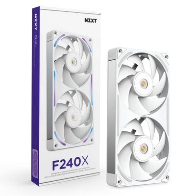 Case Acc NZXT 240 Performance RGB Fan White_2