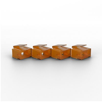 Lindy 40480 Schnittstellenblockierung Schnittstellenblockierung + Schlüssel RJ-45 Orange Acrylnitril-Butadien-Styrol (ABS)_2