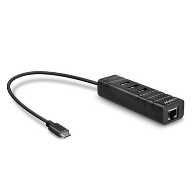 Lindy 43249 Schnittstellen-Hub USB 3.2 Gen 1 (3.1 Gen 1) Type-C 5000 Mbit/s Schwarz_thumb