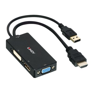 Lindy 38182 Videokabel-Adapter 0,15 m Schwarz_thumb