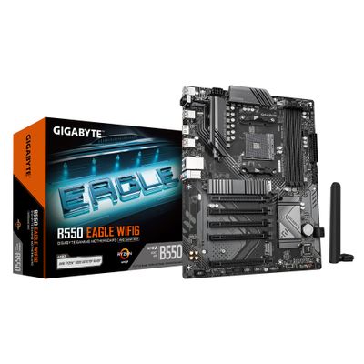 Gigabyte B550 EAGLE WIFI6 - Motherboard - ATX - Socket AM4 - AMD B550_thumb