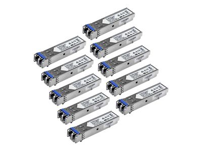 StarTech.com Cisco GLC-LH-SMD Compatible SFP Module, 1000BASE-LX/LH, 1GbE Single Mode (SMF) Fiber SMF Optic Transceiver, 1GE Gigabit Ethernet, LC Connector, 10km 1310nm, Firepower, ASR920 - Lifetime Warranty (GLCLHSMD10ST) - SFP (mini-GBIC) transceiver mo_thumb