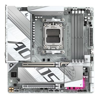 AORUS B850M ELITE WIFI6E ICE - Motherboard - micro ATX - Socket AM5 - AMD B850_2