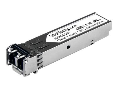 StarTech.com Cisco kompatibles Gigabit SFP Transceiver Modul MM LC - Mini-GBIC bis 550m - Glasfaser Transciever DDM 850nm - 1000Base-SX - SFP (Mini-GBIC)-Transceiver-Modul - 1GbE_1