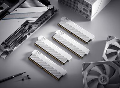 Klevv 32GB (2X16GB) 6000MHz CL28 DDR5 GAMING RAM MODULE 28-36-36-76 1.4V URBANE V RGB WHITE KIT_18