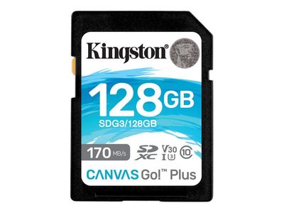 Kingston Flash Memory Card Canvas Go Plus - SDXC UHS-I - 128 GB_1