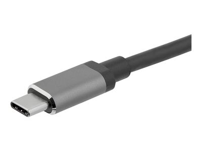 StarTech.com USB-C auf VGA und HDMI Adapter - Aluminium - USB-C Multiport Adapter - 4K 30Hz - Space Grey - Grau - integriertes Kabel - externer Videoadapter - IT6222 - Space-grau_7