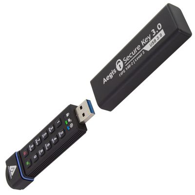 Apricorn Aegis Secure Key 3.0 USB-Stick 480 GB USB Typ-A 3.2 Gen 1 (3.1 Gen 1) Schwarz_4