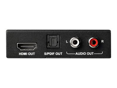 StarTech.com HDMI Audio Extractor - 4K 60Hz - HDMI Audio De-embedder - HDR - Toslink Optical Audio - Dual RCA Audio - HDMI Audio (HD202A) - HDMI audio signal extractor_2