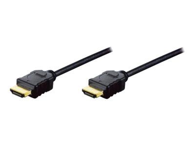 DIGITUS HDMI High Speed mit Ethernet Anschlusskabel - HDMI Typ-A Stecker/HDMI Typ-A Stecker - 2 m_thumb