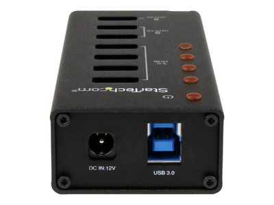 StarTech.com 4 Port USB 3.0 Hub plus 3 Ladeanschlüsse (2x 1A & 1x 2A) - Metallgehäuse zur Wandmontage - Hub - 4 Anschlüsse_3