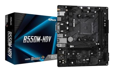 ASRock Mainboard B550M-HDV - Micro ATX - Socket AM4 - AMD B550_thumb