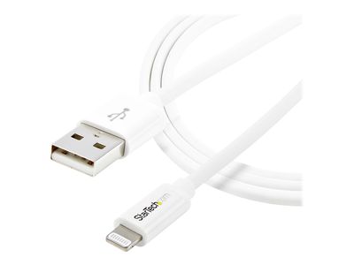 StarTech.com 1m Apple 8 Pin Lightning Connector auf USB Kabel - Weiß - USB Kabel für iPhone / iPod / iPad - Ladekabel / Datenkabel - Lightning-Kabel - Lightning / USB - 1 m_2