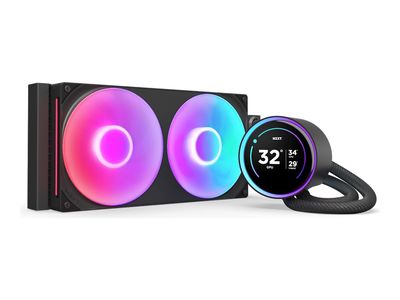 NZXT Kraken Elite 280 RGB - processor liquid cooling system - with LCD display_thumb