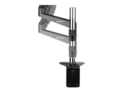 StarTech.com Desk Mount Monitor Arm for Single VESA Display up to 32" or 49" Ultrawide 8kg/17.6lb, Full Motion Articulating & Height Adjustable w/ Cable Management, C-Clamp, Grommet Mount - Single Monitor Arm mounting kit - full-motion adjustable arm - fo_5