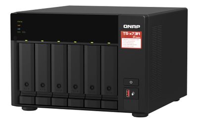QNAP TS-673A NAS Tower Ryzen Embedded V1500B 8 GB DDR4 0 TB QNAP Turbo System Black_4