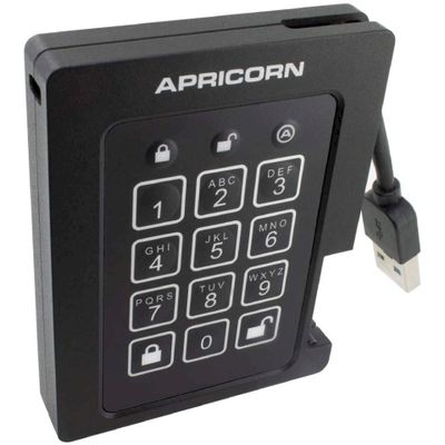 Apricorn SSD Aegis Padlock - 4 TB - 2.5" - USB 3.0 - Schwarz_2