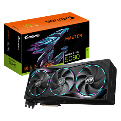 AORUS GeForce RTX 5080 MASTER 16G - OC Edition - graphics card - GeForce RTX 5080 - 16 GB_8