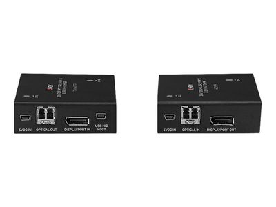 LINDY 300m Fibre Optic DisplayPort 1.2 & USB KVM Extender - Sender und Empfänger - KVM-/Audio-/USB-Extender - DisplayPort_4