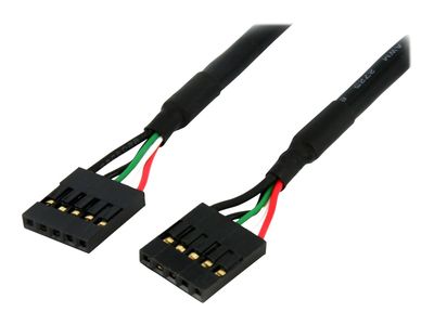 StarTech.com 5pin Internes USB Kabel, 2x Stiftbuchse - 30 cm USB 2.0 IDC Kabel für Mainboard anschluss - Erweiterungs Kabel zur verbindung von interner Mainboard Header und Front Panel (USBINT5PIN12) - USB-Kabel - IDC 5-polig zu IDC 5-polig - 30.5 cm_1