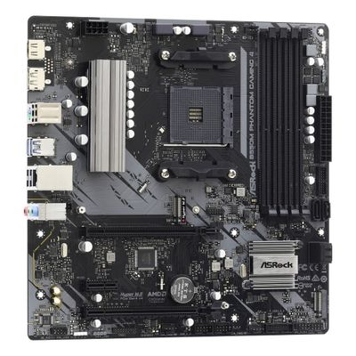 ASRock Mainboard B550M Phantom Gaming 4 -  Micro ATX - Socket AM4 - AMD AM4 B550_4