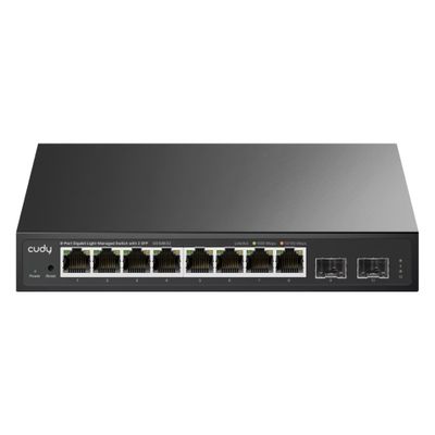 Cudy Switch GS108ES2 - 8 Ports - 8x GE (10/100/1000) - 2x SFP_thumb