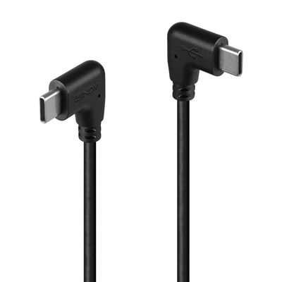 Lindy 32008 USB Kabel USB 2.0 0,5 m USB C 60 W Schwarz_thumb