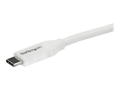 StarTech.com USB-C auf USB-C Kabel mit 5A Power Delivery - 4m - Weiss - ST/ST - USB 2.0 - USB-IF zertifiziert - USB Typ C Kabel - USB Typ-C-Kabel - 4 m_4