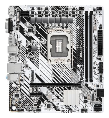 ASRock Mainboard H610M-HDV/M.2+ D5 - Micro ATX - Socket LGA1700 - Intel H610_2