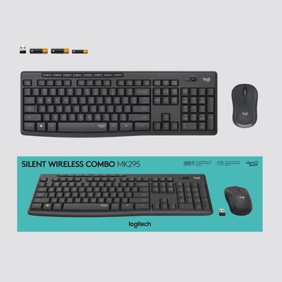 Logitech Tastatur MK295 - US Layout - Schwarz_9