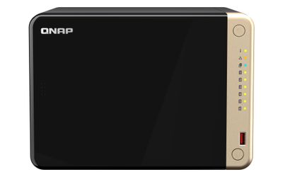QNAP TS-664 NAS Tower Intel® Celeron® N5095 8 GB DDR4 0 TB QNAP QTS Schwarz, Bronze_thumb