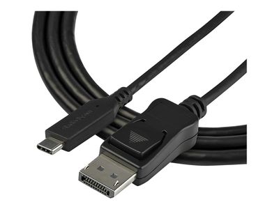 StarTech.com 3.3ft/1m USB C to DisplayPort 1.4 Cable Adapter - 8K/5K/4K USB Type C to DP 1.4 Monitor Video Converter Cable - HDR/HBR3/DSC - external video adapter - black_2