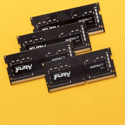 Kingston RAM FURY Impact - 32 GB (2 x 16 GB Kit) - DDR4 3200 SO-DIMM CL20_4