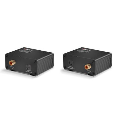 Lindy 150m Cat.6 TosLink (Optical) and Coaxial Digital Audio Extender_5