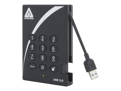 Apricorn SSD-Festplatte A25-3PL256-S4000 - 4 TB - USB 3.0 - Schwarz_1