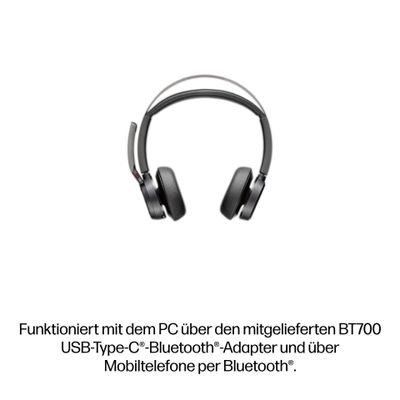 Poly On-Ear Headset Voyager Focus 2 inkl. Ladestation_4
