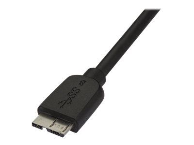 StarTech.com 1m 3ft Slim USB 3.0 A to Micro B Cable M/M - Mobile Charge Sync USB 3.0 Micro B Cable for Smartphones and Tablets (USB3AUB1MS) - USB cable - 1 m_3