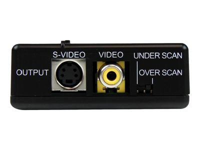 StarTech.com VGA auf Composite oder S-Video Konverter / Adapter bis zu max. 1600x1200 - Videokonverter - Schwarz_4