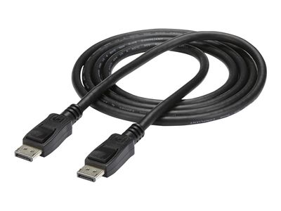 StarTech.com DisplayPort Kabel mit Verriegelung 7m (Stecker/Stecker) - dp (20 Pin) Kabel Schwarz - DisplayPort Audio- / Videokabel - DisplayPort-Kabel - 7 m_2