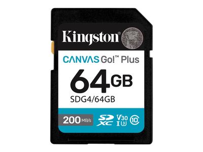 Kingston Canvas Go! Plus - flash memory card - 64 GB - SDXC UHS-I_thumb