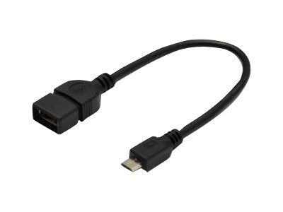 DIGITUS USB Adapter - Micro USB Type-B male/USB Type-A female - 20 cm_thumb
