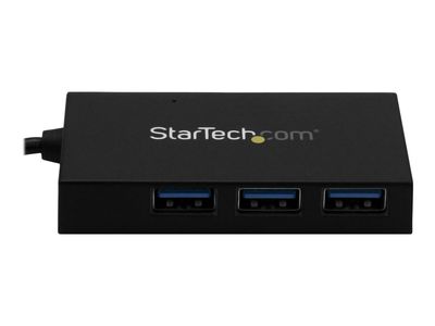 StarTech.com 4 Port USB 3.0 Hub - USB-A to USB-C & 3x USB-A SuperSpeed 5Gbps - Self or USB Bus Powered - USB 3.1 Gen 1 BC 1.2 Charging Hub - hub - 4 ports_5