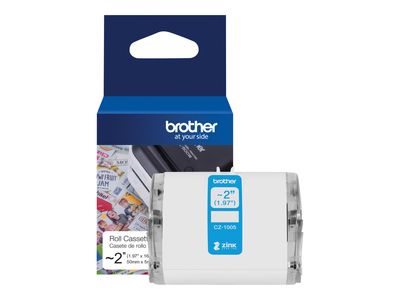 Brother Endlosetiketten CZ-1005 - 50 mm x 5 m - Weiß_thumb